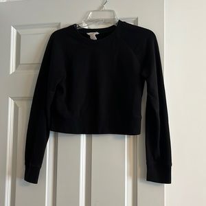 Long sleeve black top!